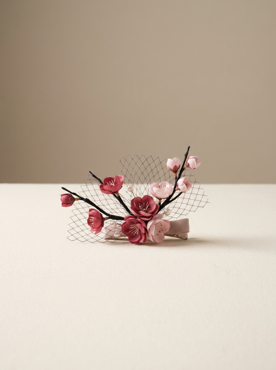 Plum Blossom Fascinator
