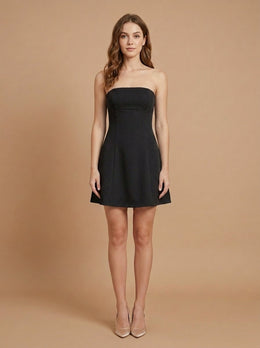 KoKodress Strapless Mini A-Line Dress for Cocktail