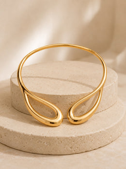 KoKodress Party Gold-Tone Twisted Snake Bone Collar Necklace