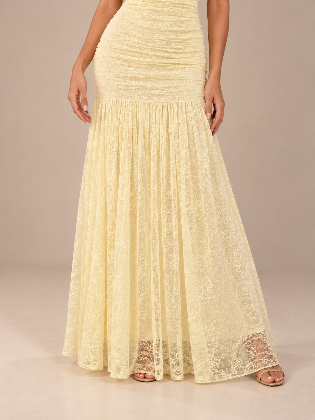 Yellow Lace Mermaid Dress for Formal & Wedding Guest
