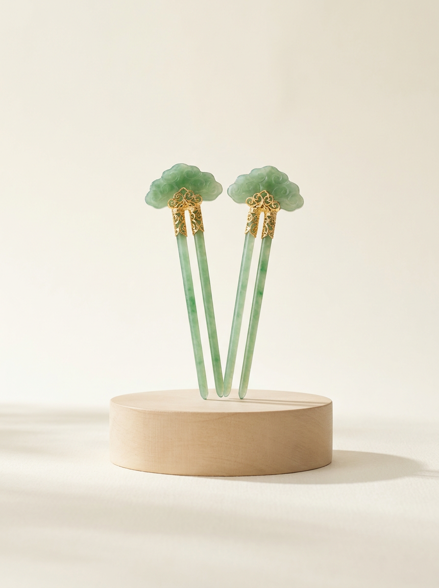 Jade Hairpin Set