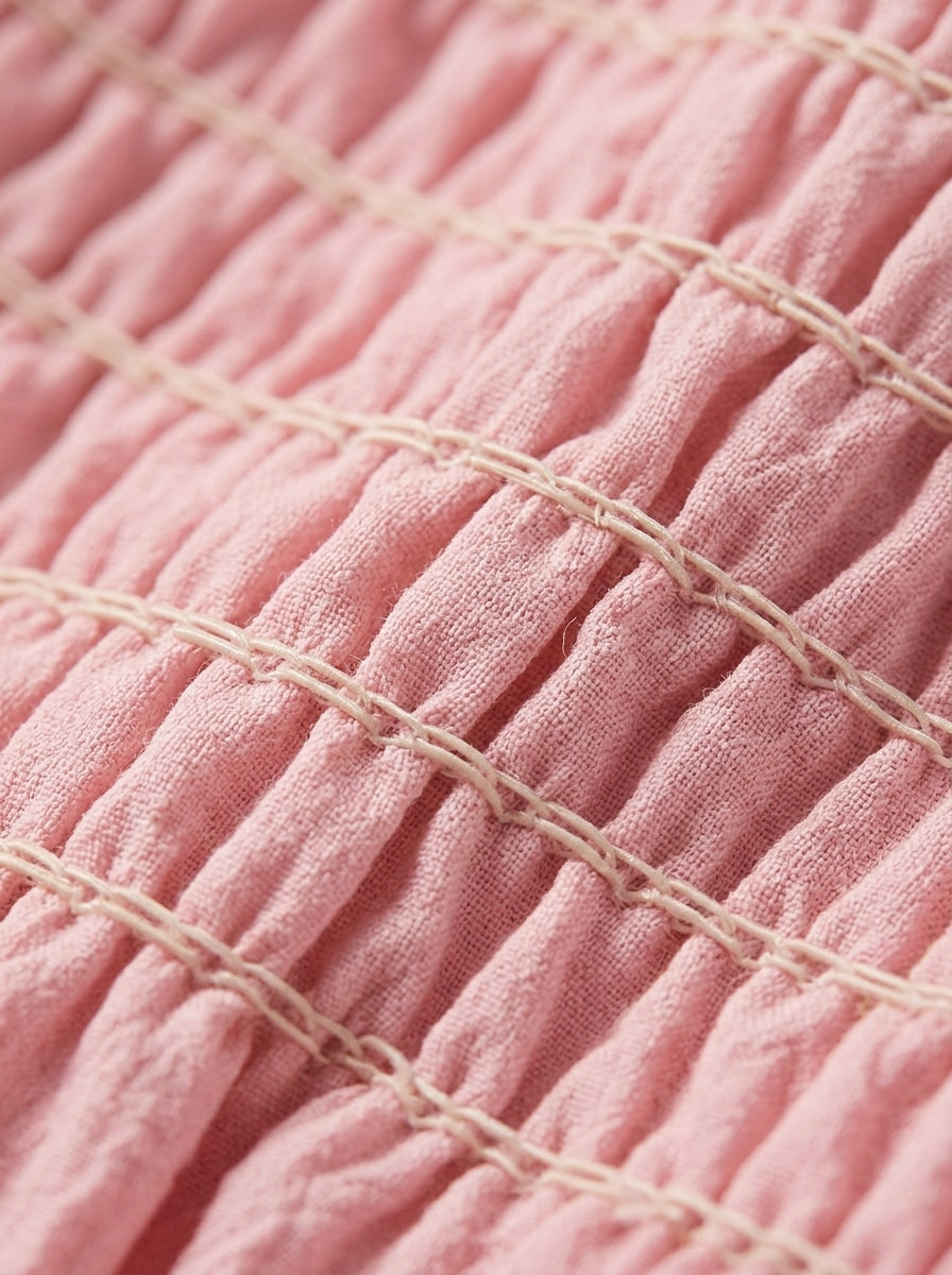 KoKodress Smocked Puff Sleeve Mini Dress for Vacation | detail-5.jpg