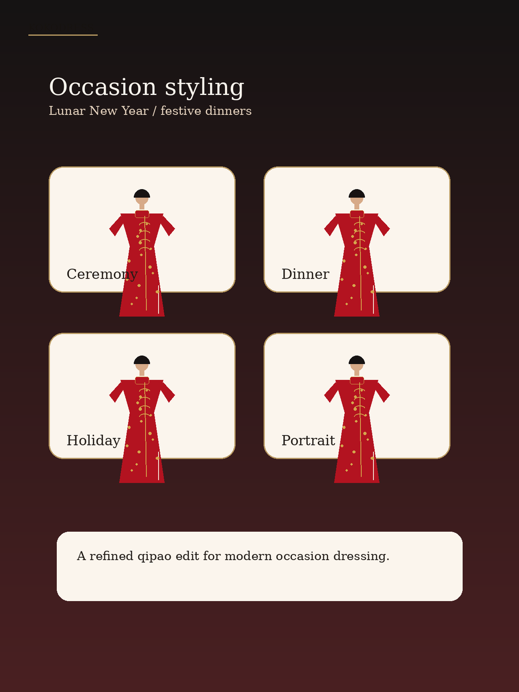 Chinese New Year Celebration Qipao Dress - Kokodress qipao view 5