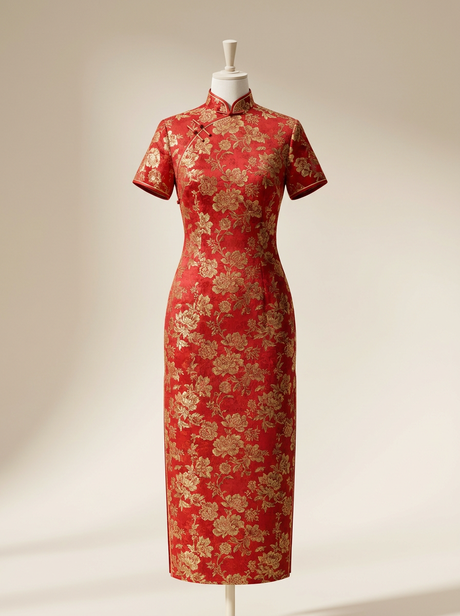 Chinese New Year Celebration Qipao Dress - Kokodress AI product design render
